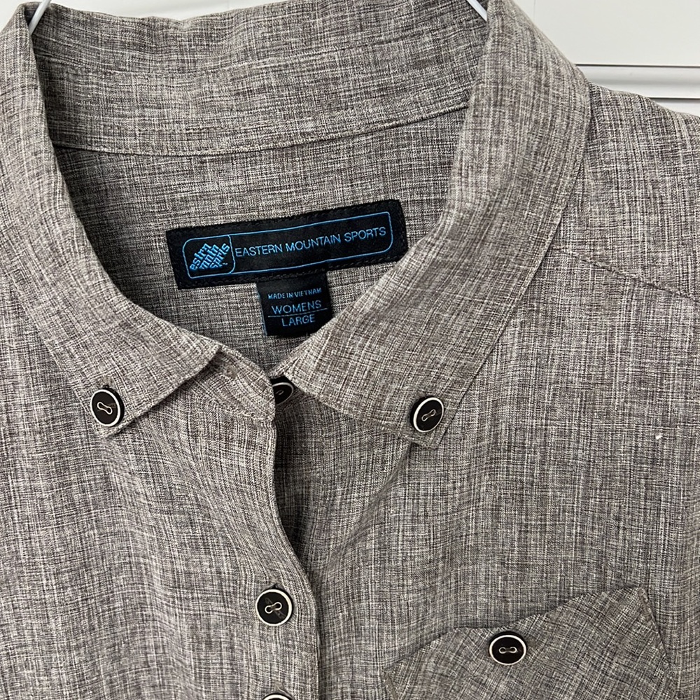 Grey button down Quick Dry dress - Picture 2 of 7